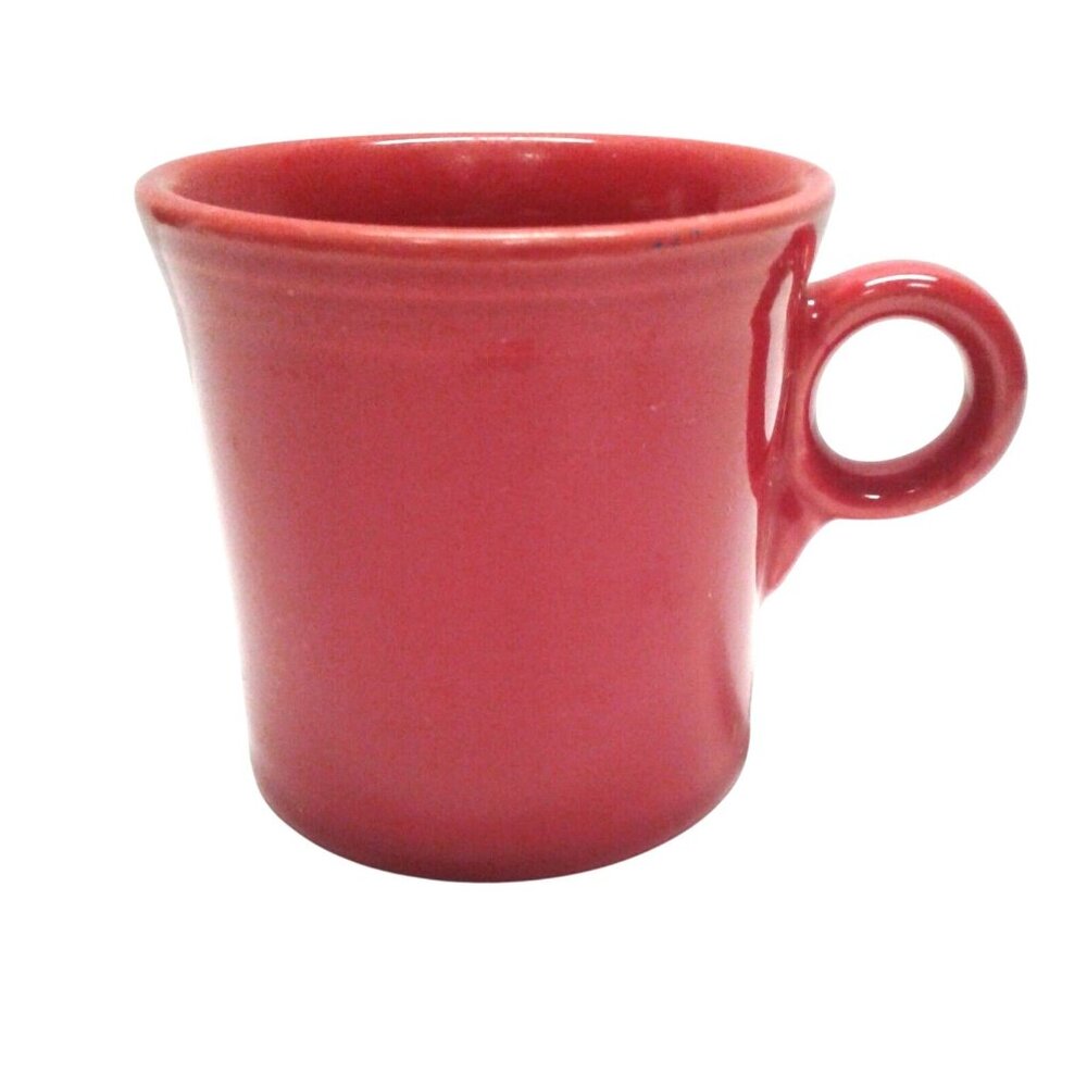 Fiesta HLC USA Vibrant Red Ceramic Coffee Mug Fiestaware Drinkware O Ring